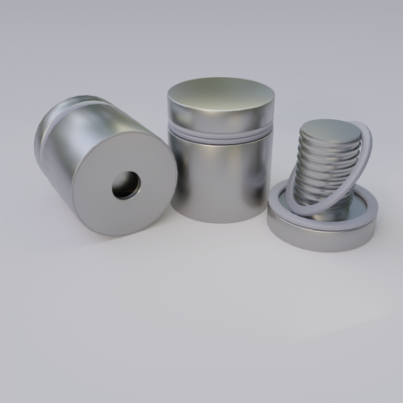 Держатель дистанционный размером D19 мм. (225, Полированный)