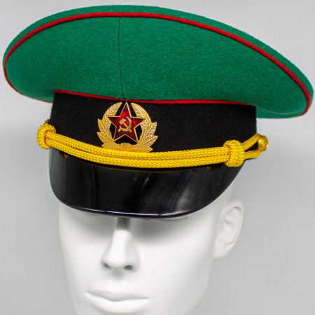 Фуражка Пограничной Службы (ФПС старого образца, 70-80 годов) (Шелковая плетеная, 58)