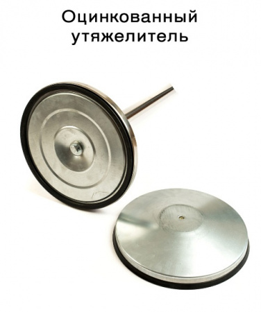 Столбик с 2-мя лентами 3м., Н-1 м., опора "ДОМ"-36 см, STANDART-N