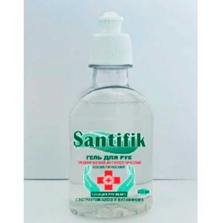 Гель для рук гигиенический антисептический Santifik 250мл.
