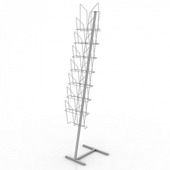 Стойка 01-03 для печатной продукции, белая